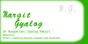 margit gyalog business card